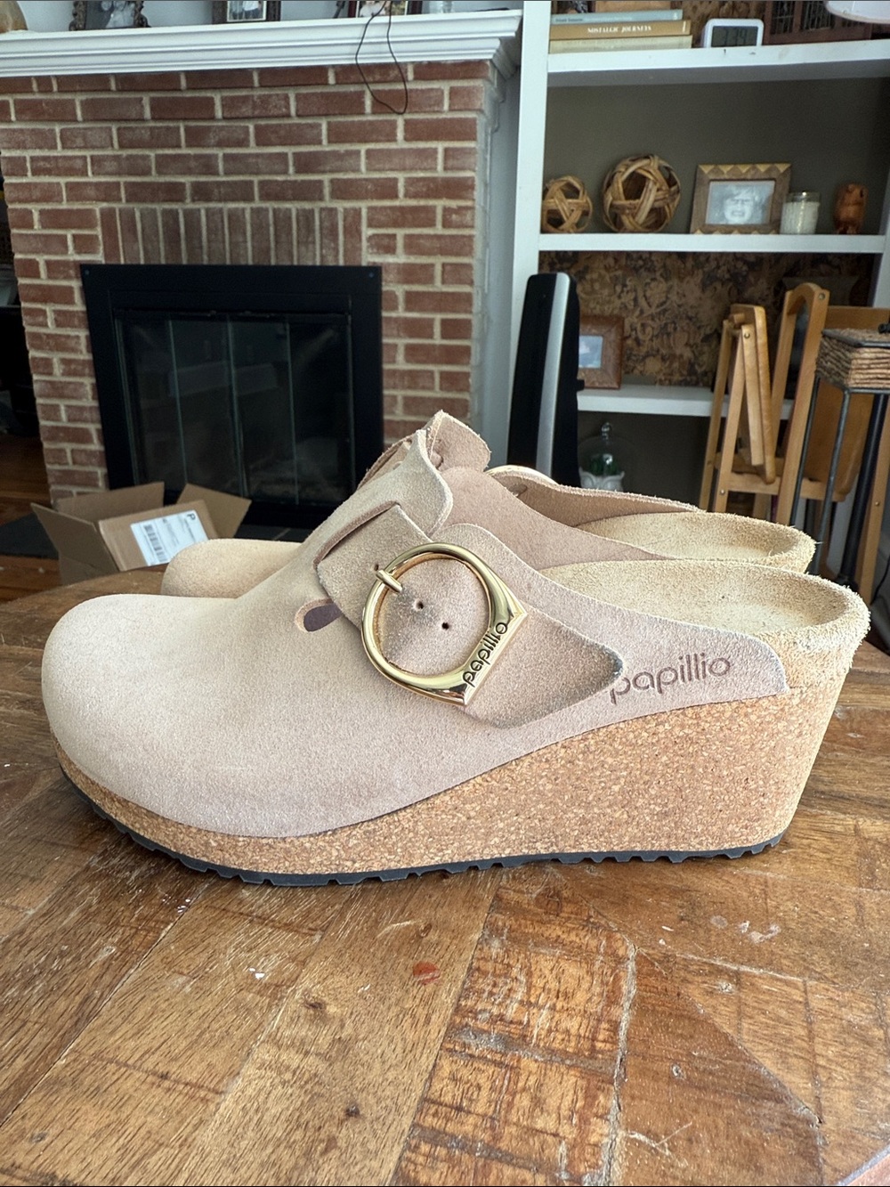 Papillio by Birkenstock Fanny Wedge Clogs 38/7 - Picture 13 of 16
